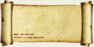 Kristina Debeljak vizit kartica